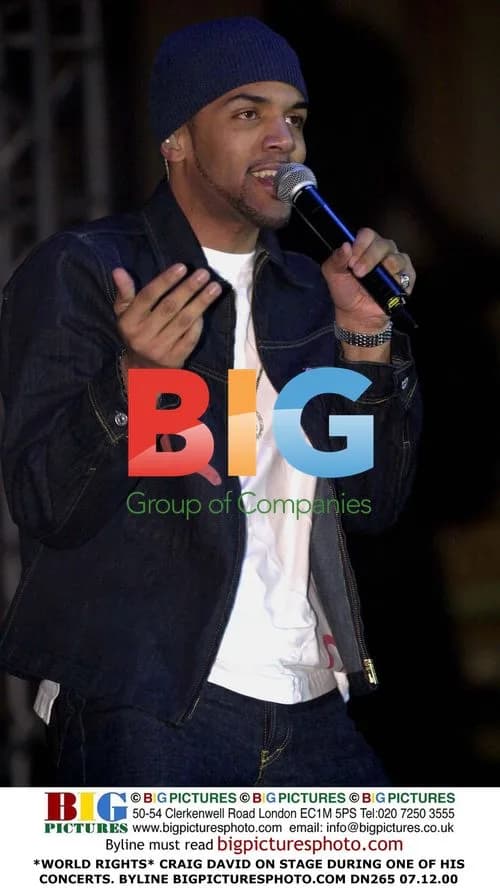 Craig David Performing on Stage