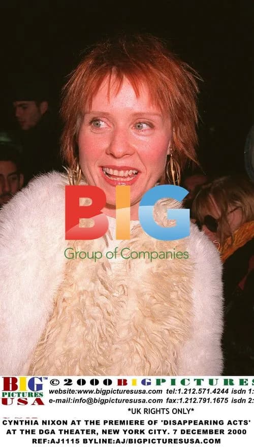 Cynthia Nixon at 'Disappearing Acts' Premiere