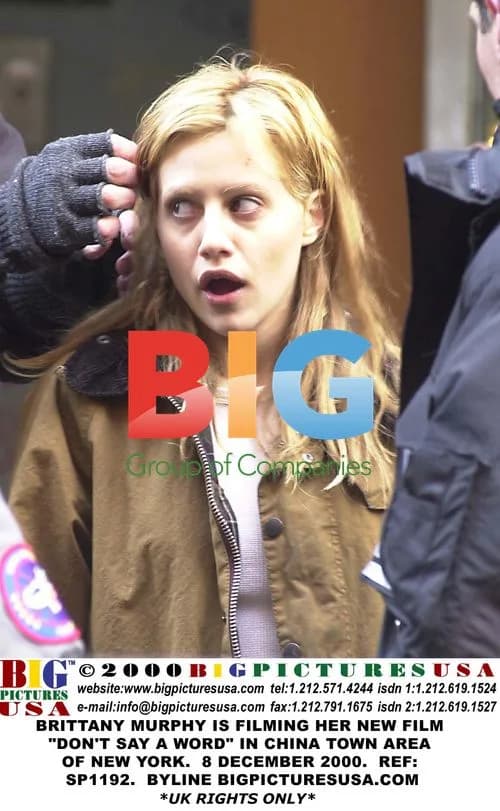 Brittany Murphy filming "Don't Say a Word"