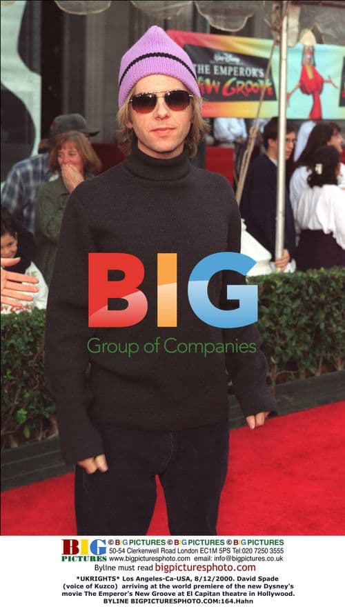 David Spade at The Emperor's New Groove Premiere