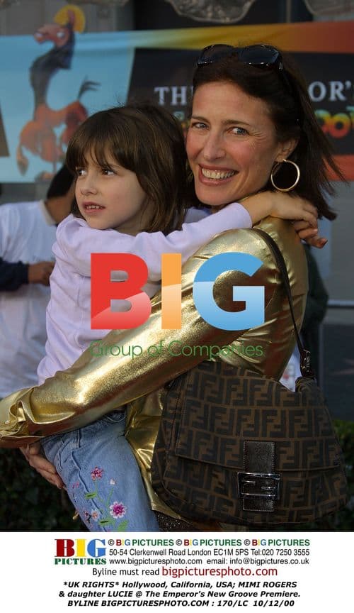 MIMI ROGERS & daughter LUCIE @ The Emperor's New Groove Premiere