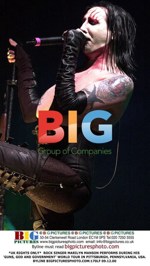 Marilyn Manson Performs During 'Guns, God and Government' Tour