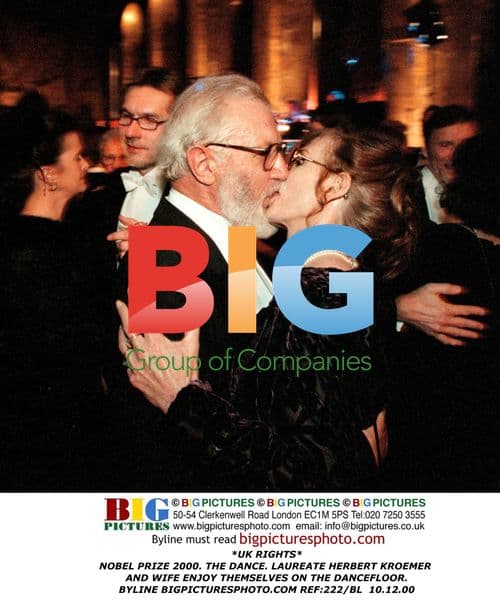 Nobel Laureate Herbert Kroemer Dances with Wife