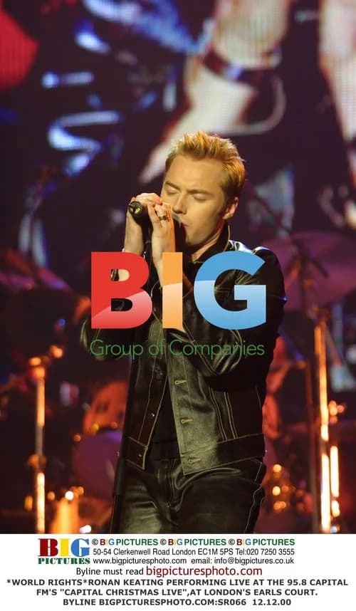 Ronan Keating at Capital Christmas Live