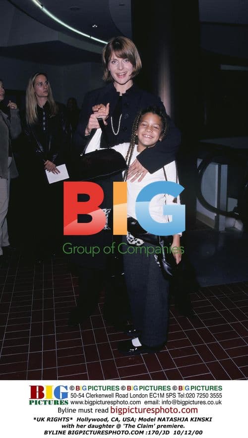 Natashja Kinski & daughter at 'The Claim' premiere