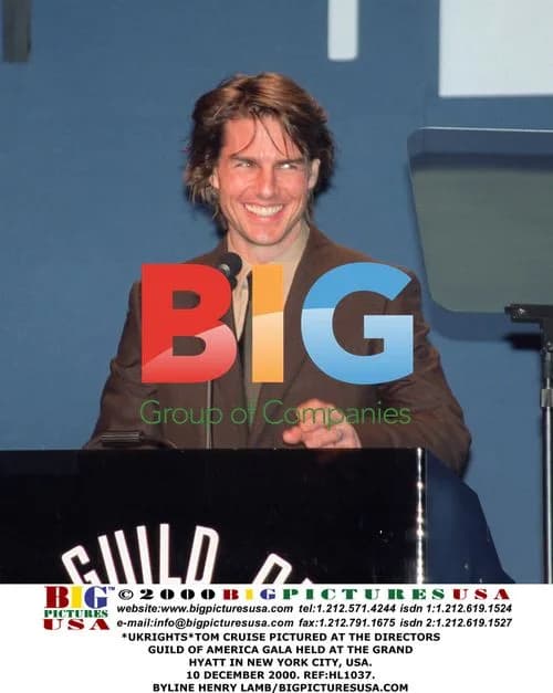 Tom Cruise at Directors Guild Gala in NYC