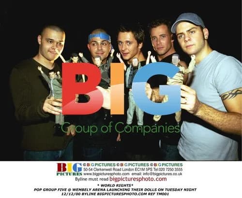Pop Group Five Doll Launch at Wembley Arena