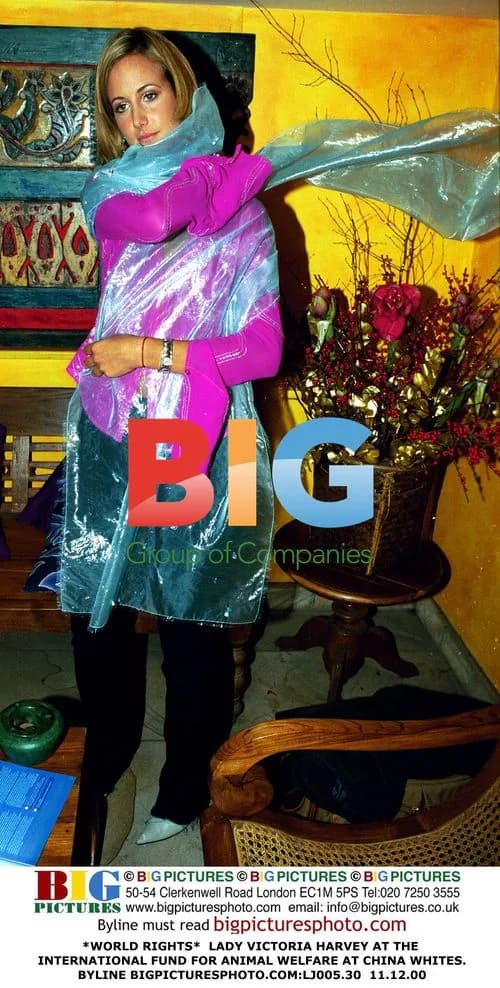 LADY VICTORIA HARVEY at ANIMAL WELFARE EVENT