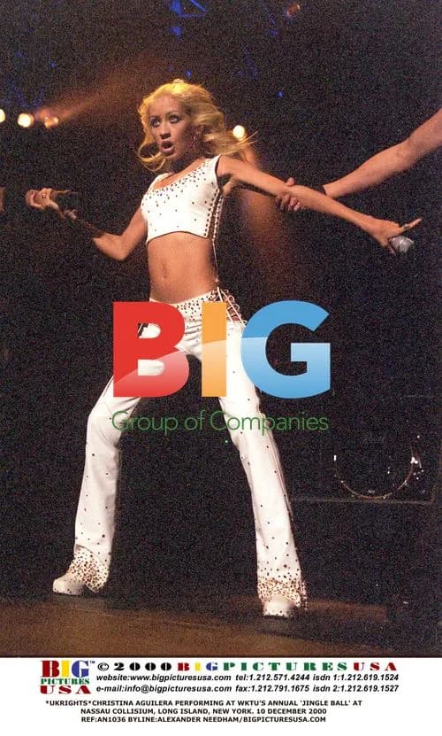 Christina Aguilera at Jingle Ball 2000