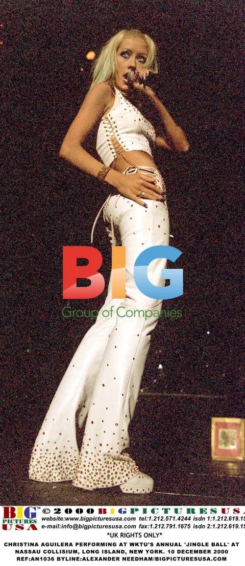 Christina Aguilera at Jingle Ball 2000