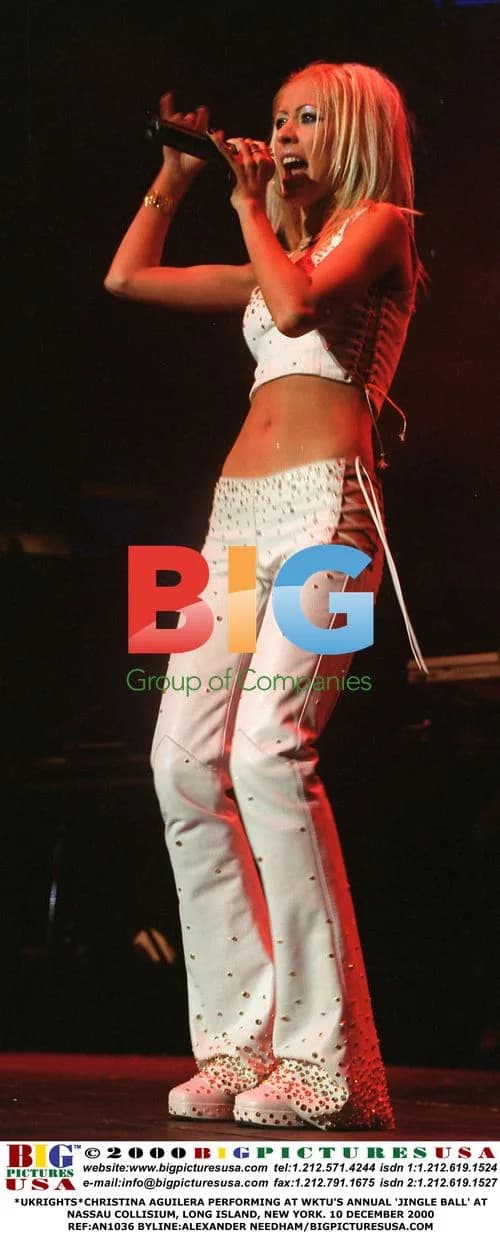 Christina Aguilera at Jingle Ball 2000