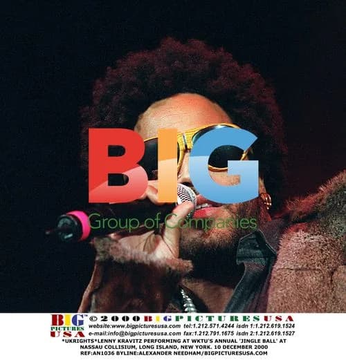 Lenny Kravitz at Jingle Ball