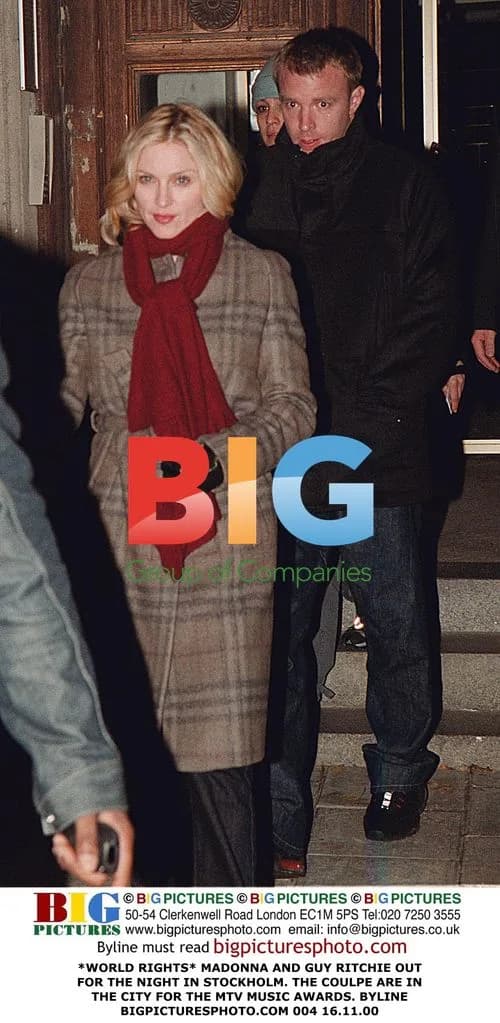 Madonna and Guy Ritchie out in Stockholm