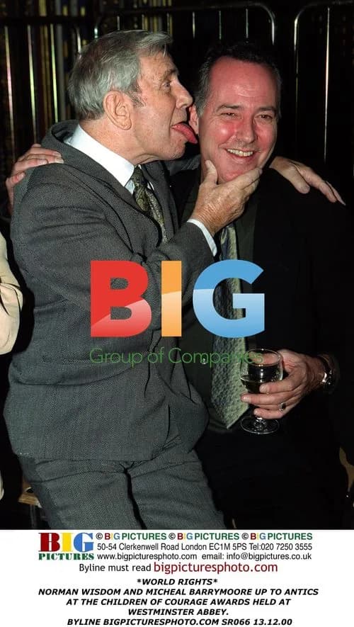 Norman Wisdom and Micheal Barrymoore at Children of Courage Awards