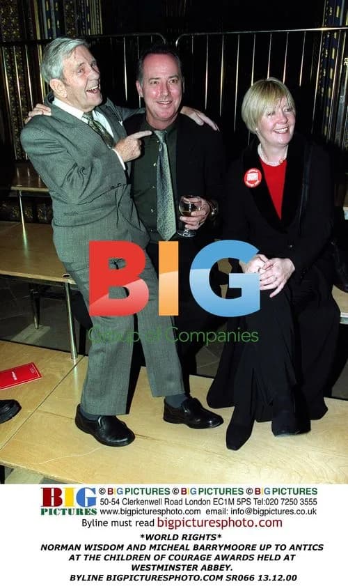 Norman Wisdom and Micheal Barrymoore at Children of Courage Awards