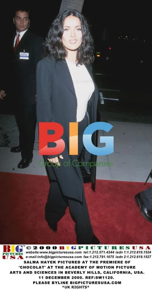 Salma Hayek at 'Chocolat' Premiere