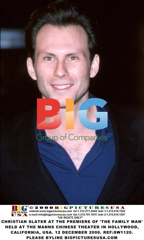 Christian Slater at 'The Family Man' Premiere