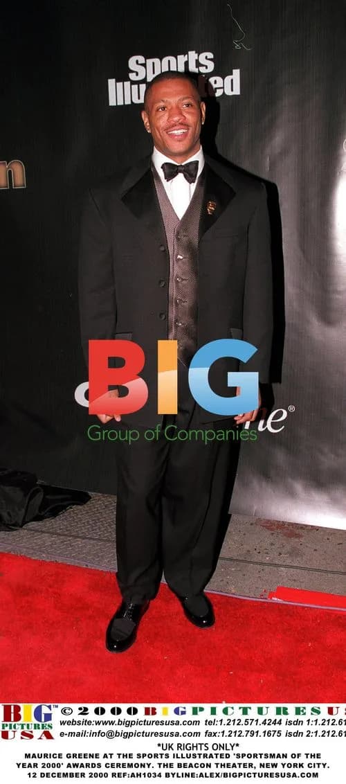 Maurice Greene at Sports Illustrated "Sportsman of the Year" 2000