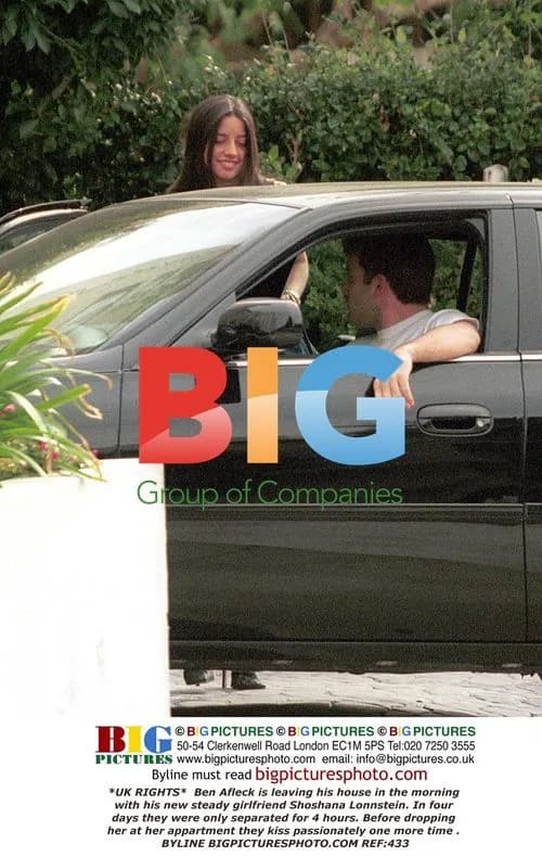 Ben Affleck leaves with girlfriend Shoshana