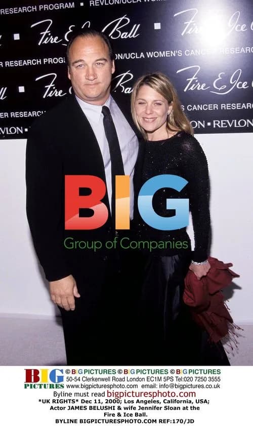 James Belushi & wife Jennifer at Fire & Ice Ball
