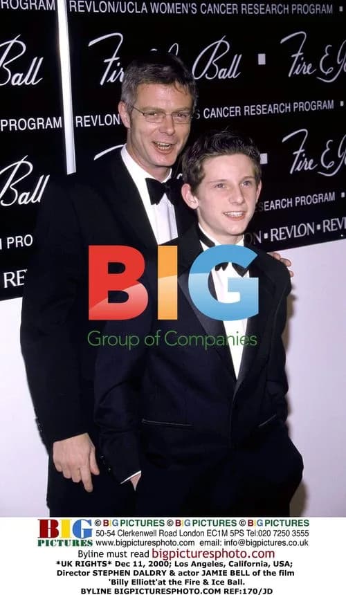 STEPHEN DALDRY & JAMIE BELL at Fire & Ice Ball
