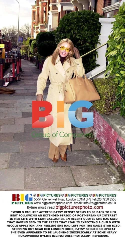 Patsy Kensit Steps Out Near London Home