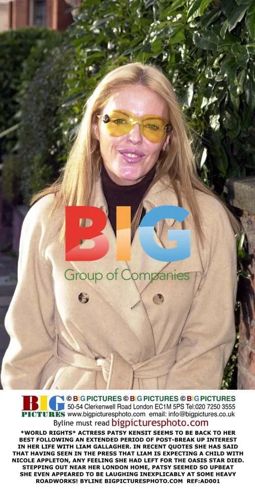 Patsy Kensit Steps Out Upbeat Near London Home