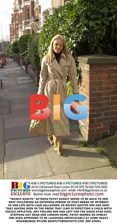 Patsy Kensit Seems Upbeat After Liam Gallagher News