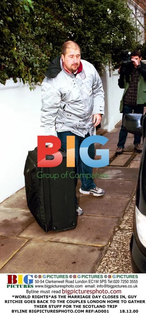 Guy Ritchie Packing for Scotland Trip