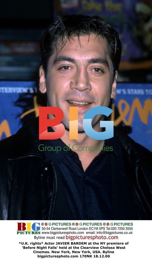 Javier Bardem at 'Before Night Falls' Premiere