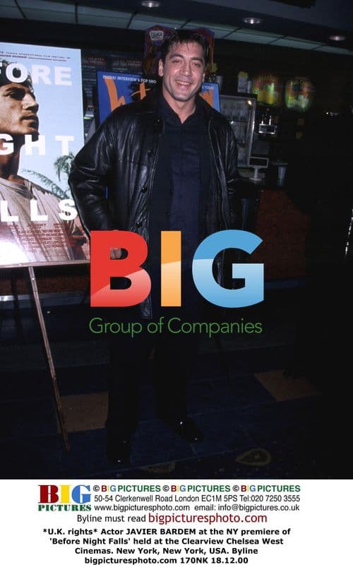 Javier Bardem at 'Before Night Falls' NY Premiere