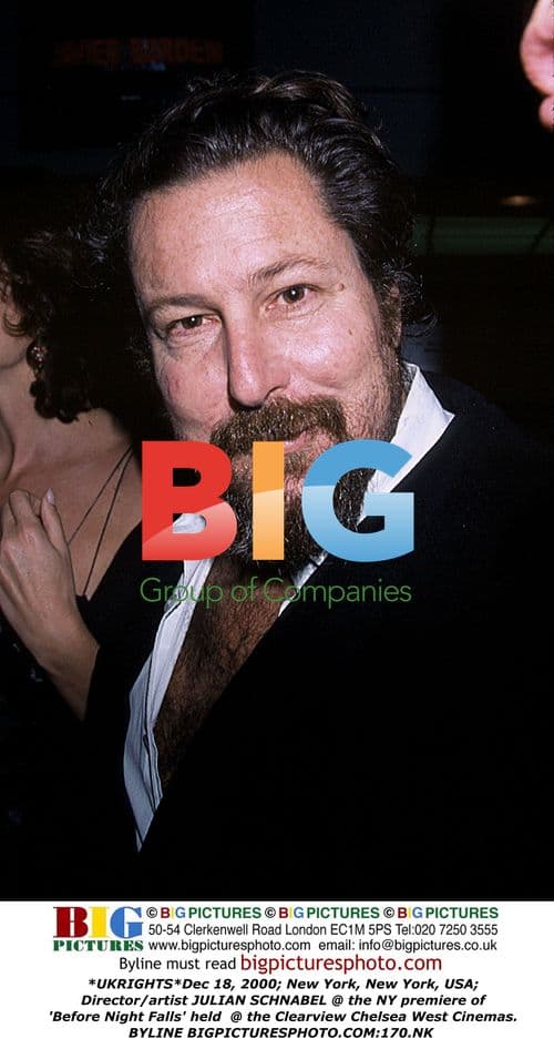 JULIAN SCHNABEL at 'Before Night Falls' NY premiere