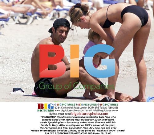 Luis Figo Wins Gold Ball 2000 Award