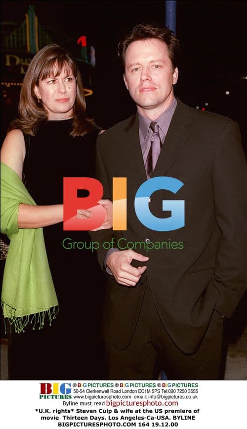 Steven Culp & wife at Thirteen Days premiere