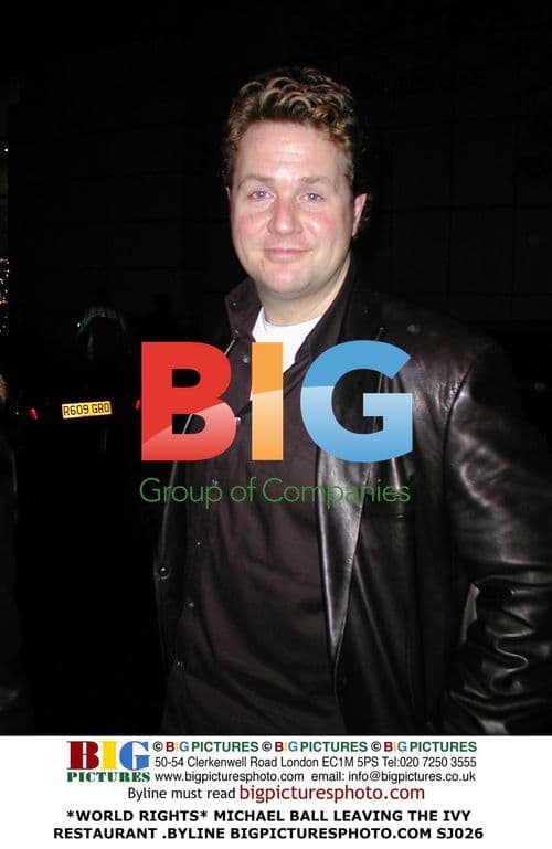 Michael Ball Leaving The Ivy Restaurant