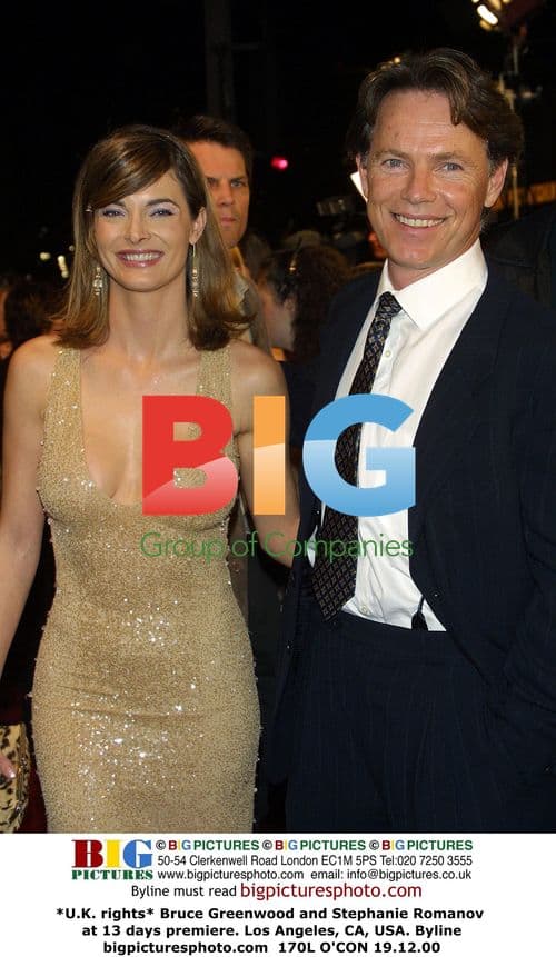 Bruce Greenwood and Stephanie Romanov at 13 days premiere