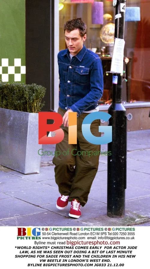 Jude Law Spotted Shopping in London