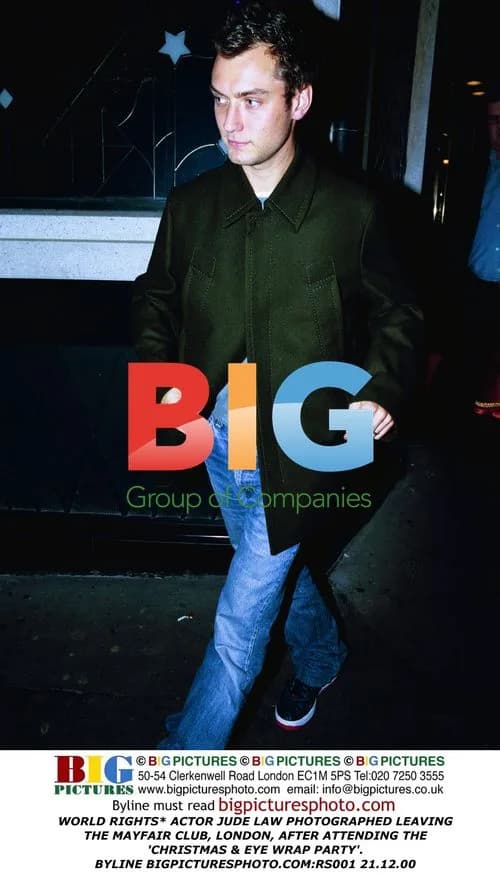 Jude Law Leaving Mayfair Club in London