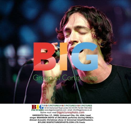 Brandon Boyd of Incubus at KROQ Christmas