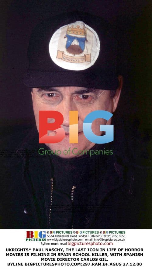 Paul Naschy filming 'School Killer' in Spain