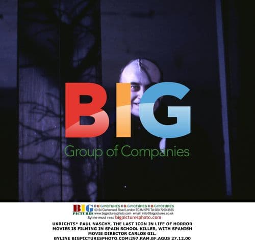 Paul Naschy Filming 'School Killer' in Spain