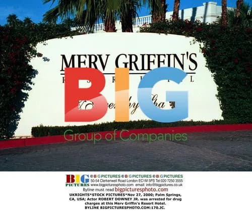 Robert Downey Jr. arrested at Merv Griffin's Resort