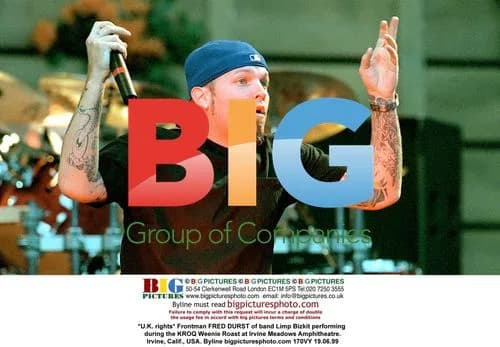 Fred Durst of Limp Bizkit performs at KROQ Weenie Roast