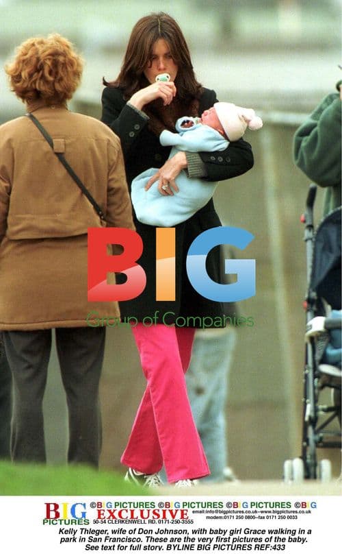 Kelly Thleger and baby Grace in San Francisco