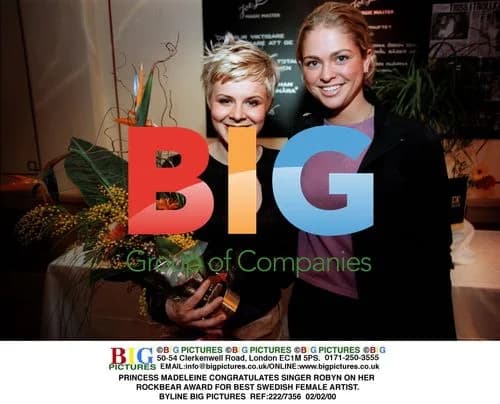 Princess Madeleine and Robyn at Rockbear Awards