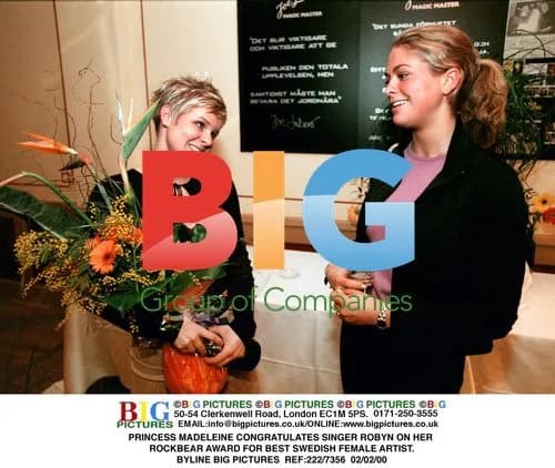 PRINCESS MADELEINE CONGRATULATES ROBYN