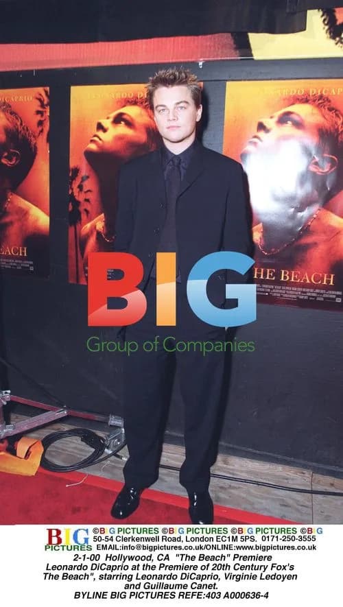 Leonardo DiCaprio at "The Beach" Premiere