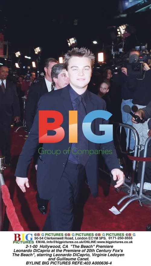 Leonardo DiCaprio at The Beach Premiere