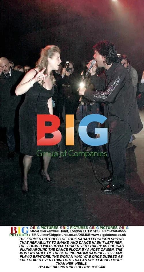 Sarah Ferguson Dances with Flavio Briatore