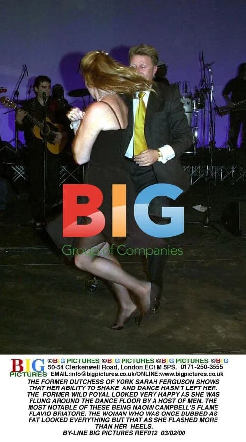Sarah Ferguson and Eberhard Laur at Smart Car Launch